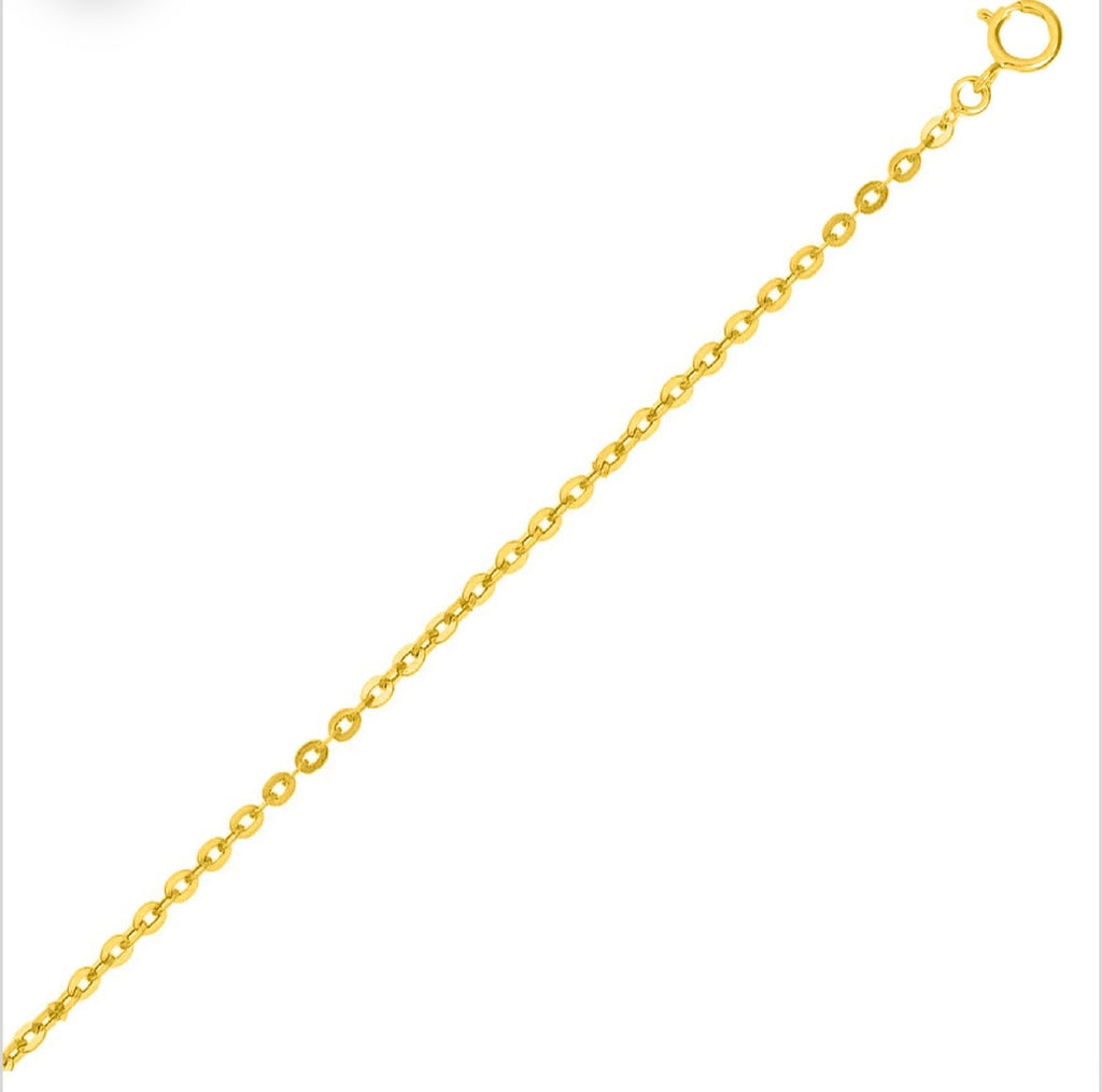 Chaîne forçat - Or jaune 9 carats
