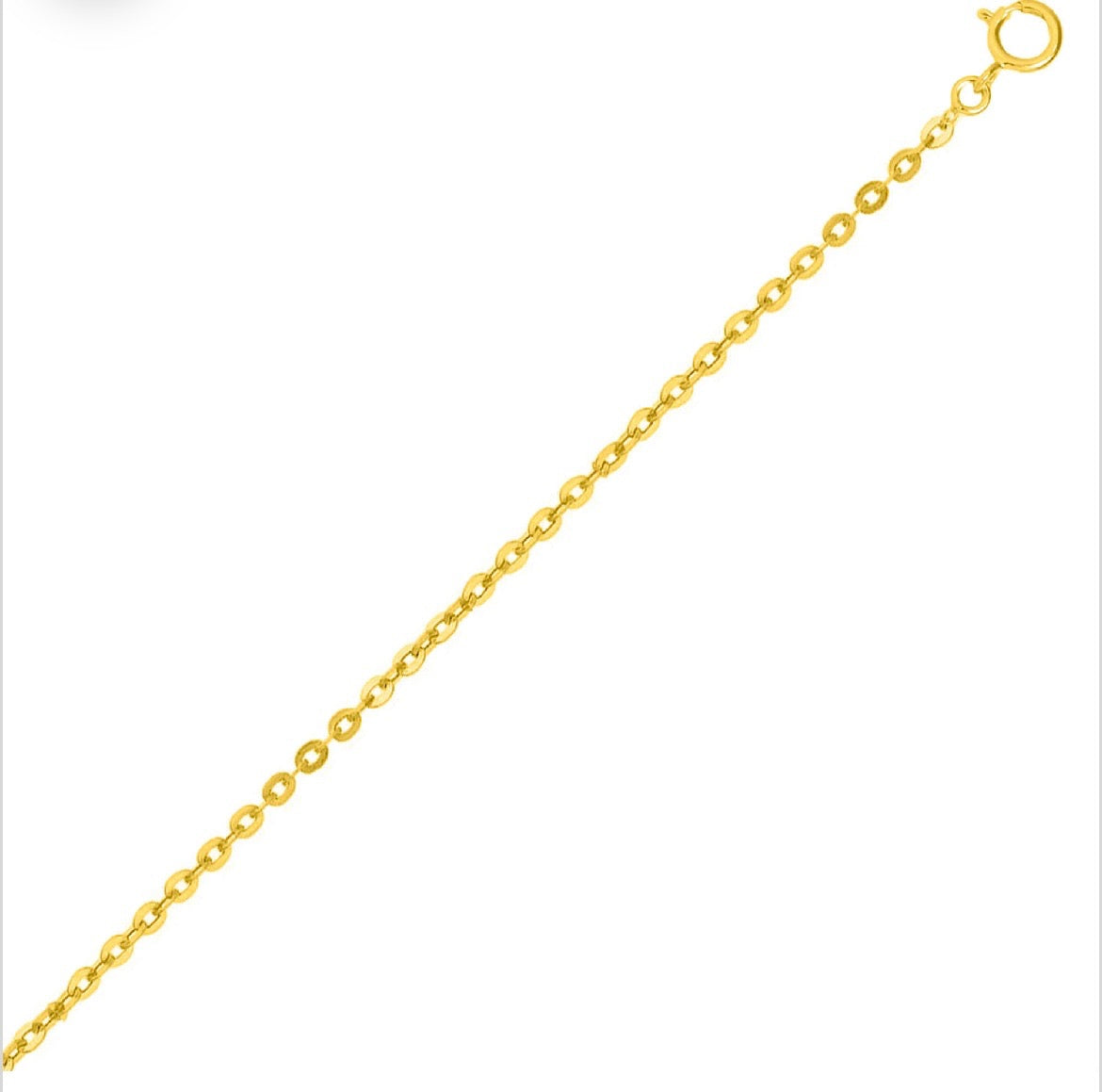 Chaîne forçat - Or jaune 9 carats